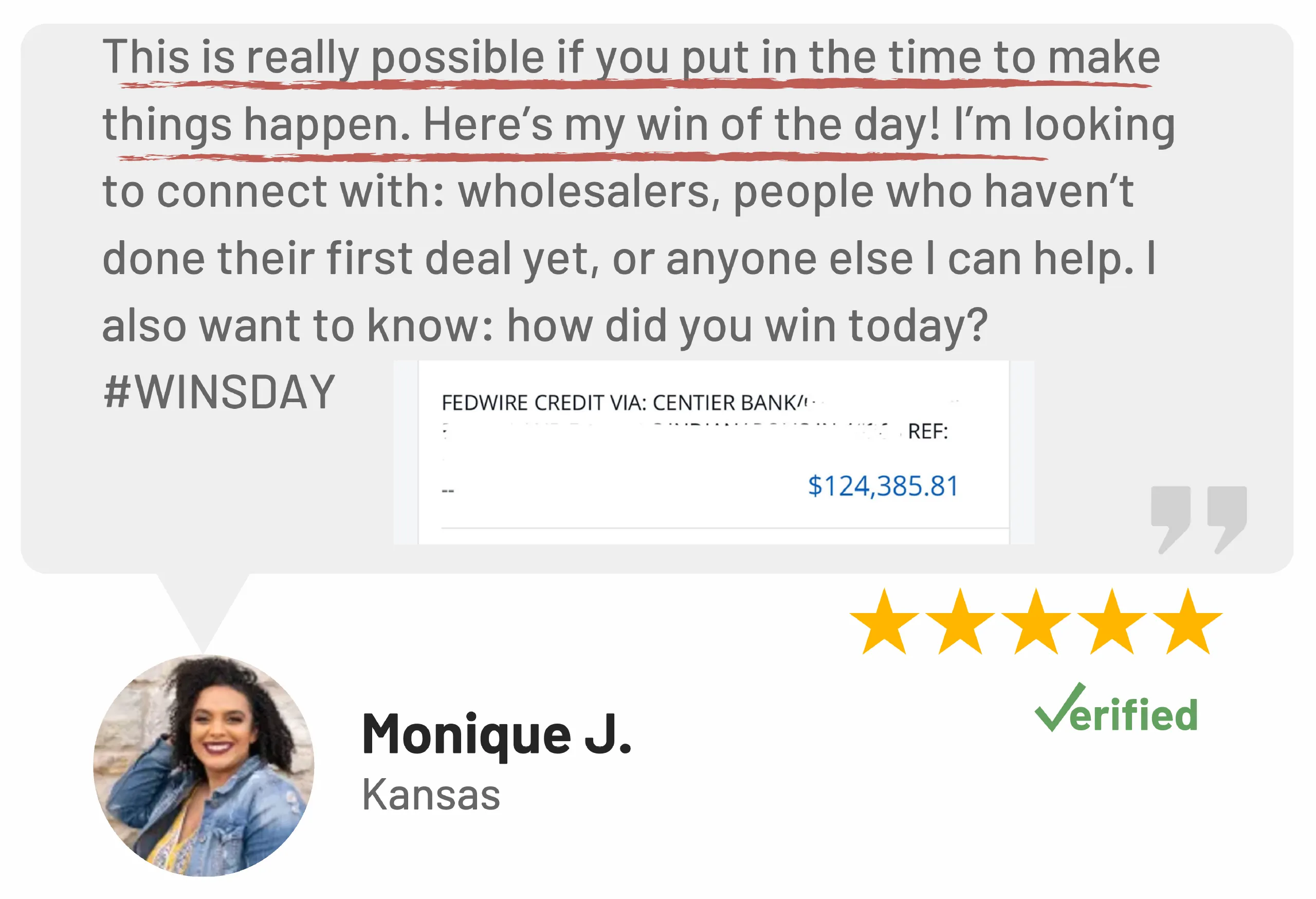 Wholesale Automation Academy Testimonial